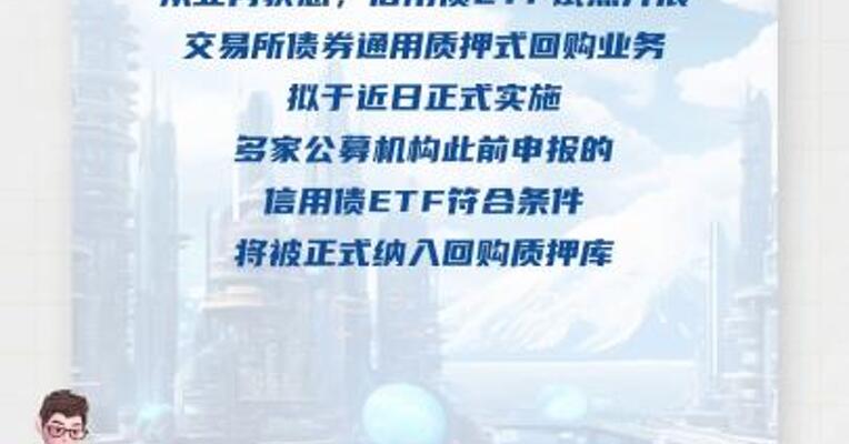 信用债ETF开展质押式回购即将正式实施