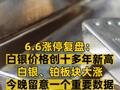 6.6涨停复盘： 白银价格创十多年新高 白银、铂板块大涨 今晚留意一个重要数据
