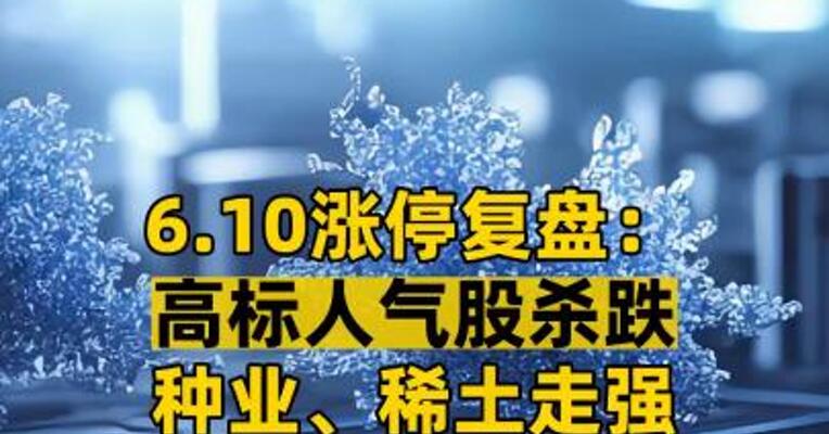6.10涨停复盘： 高标人气股杀跌 种业、稀土走强