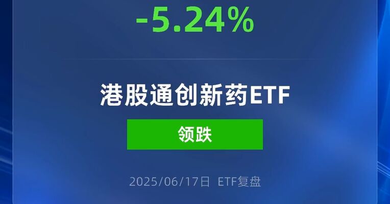 港股通创新药ETF跌超5%