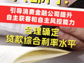 六部門(mén)：引導(dǎo)消費(fèi)金融公司提升自主獲客和自主風(fēng)控能力，合理確定貸款綜合利率水平