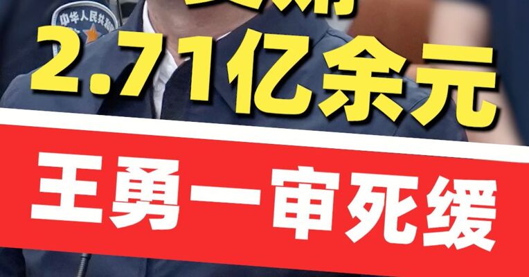 非法收受财物2.71亿余元 西藏自治区人民政府原副主席王勇一审被判死缓