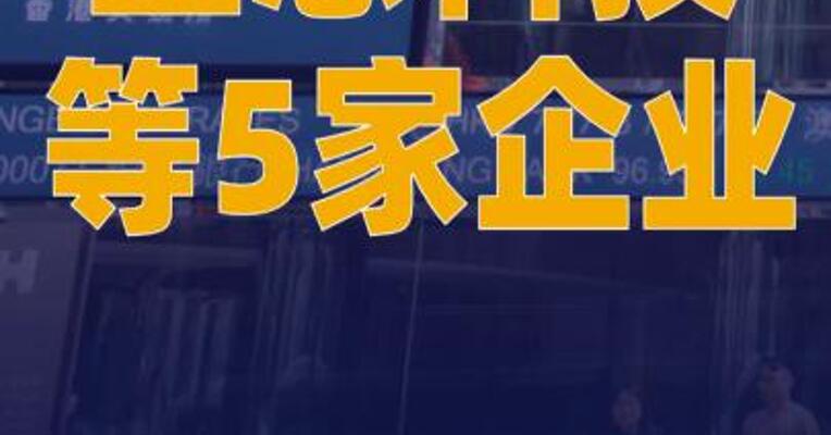 蓝思科技等5家企业同日港交所上市