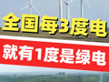 我國已構(gòu)建起全球最大、發(fā)展最快的可再生能源體系！國家發(fā)展改革委：全國每3度電就有1度是綠電