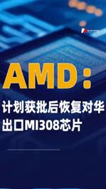 AMD：計劃獲批后恢復對華出口 MI308芯片