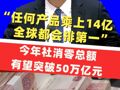 今年我國社會消費品零售總額有望突破50萬億元