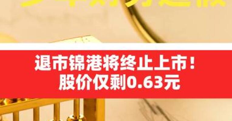 连续多年财务造假，这家公司 将终止上市股价仅剩0.63元