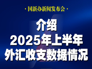直播丨国新办举行新闻发布会 介绍2025年上半年外汇收支数据情况