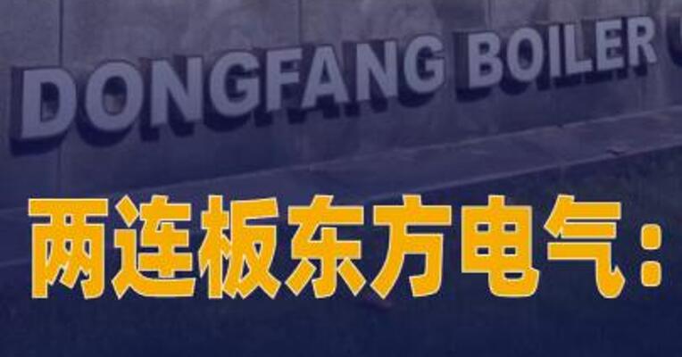 两连板东方电气：行业政策 不存在重大调整