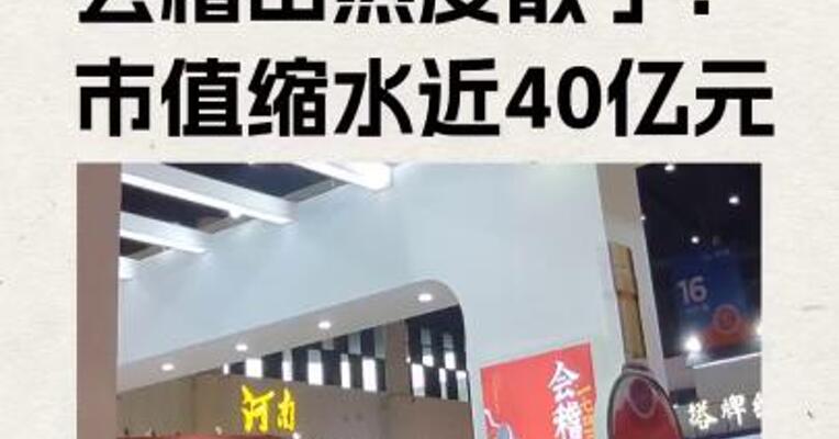 会稽山热度散了？市值缩水近40亿元