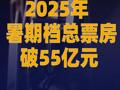 2025年暑期档总票房破55亿元
