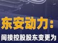 东安动力：间接控股股东变更为 中国长安汽车