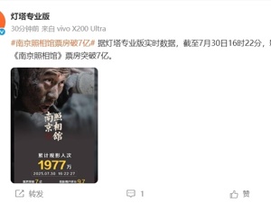 《南京照相馆》破7亿元，进入2025年票房榜前五！仅上映6天，预测总票房超37亿元！背后上市公司20cm涨停