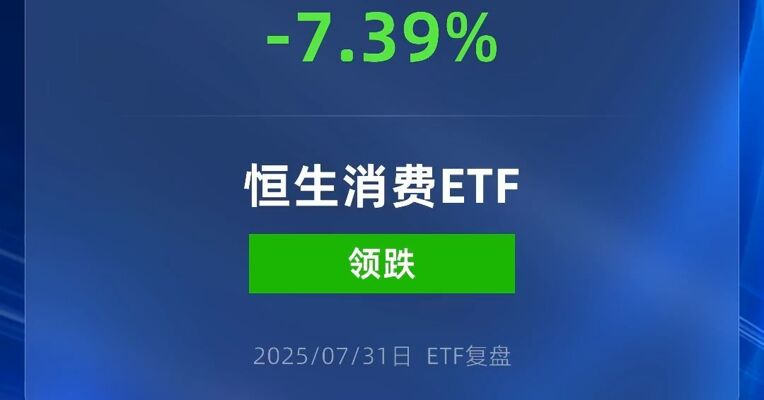 恒生消费ETF跌超7%