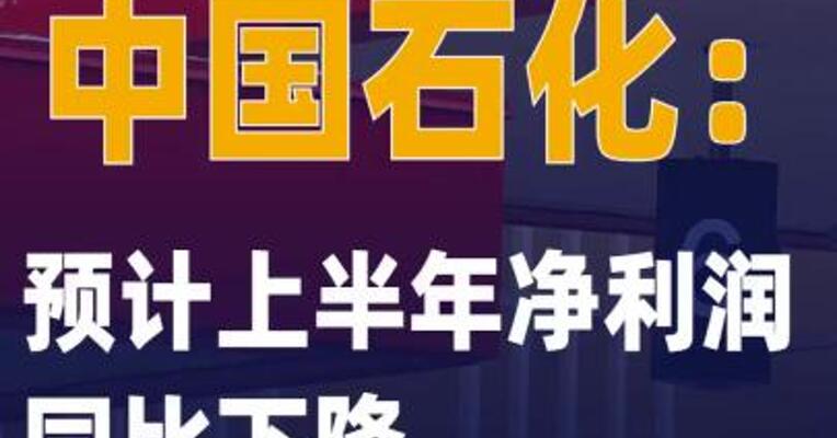 中国石化：预计上半年净利润同比 下降39.5%~43.7%