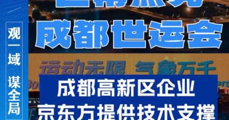 全球最长LED巨幕点亮成都世运会，“成都高新造”硬核科技加持！