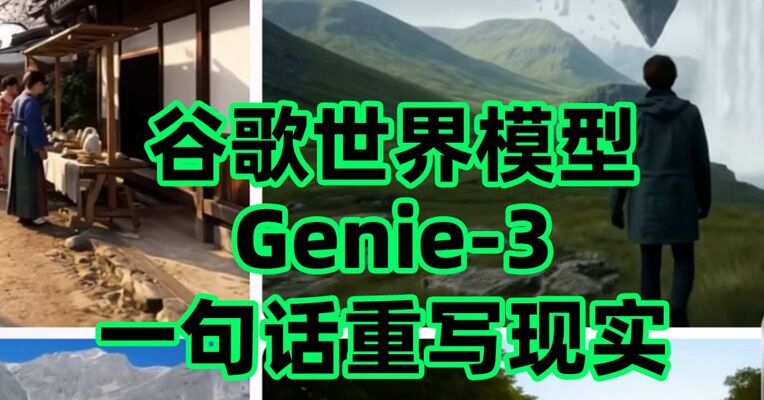 一口气看懂为何谷歌世界模型Genie3遥遥领先