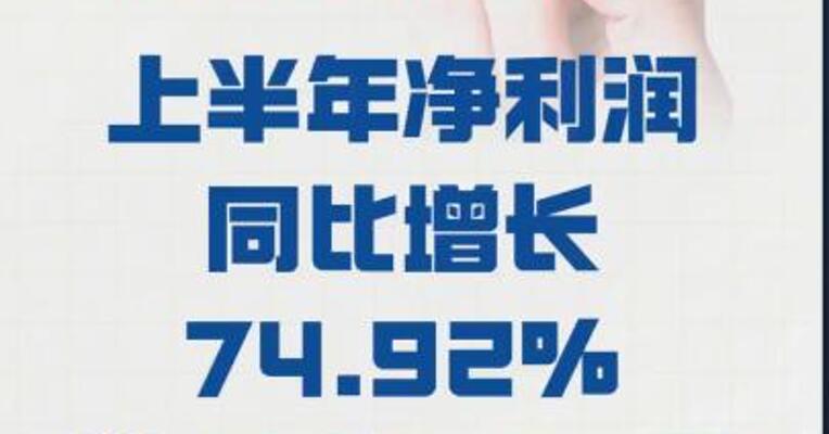 北鼎股份：上半年净利润 同比增长74.92% 拟10派0.85元