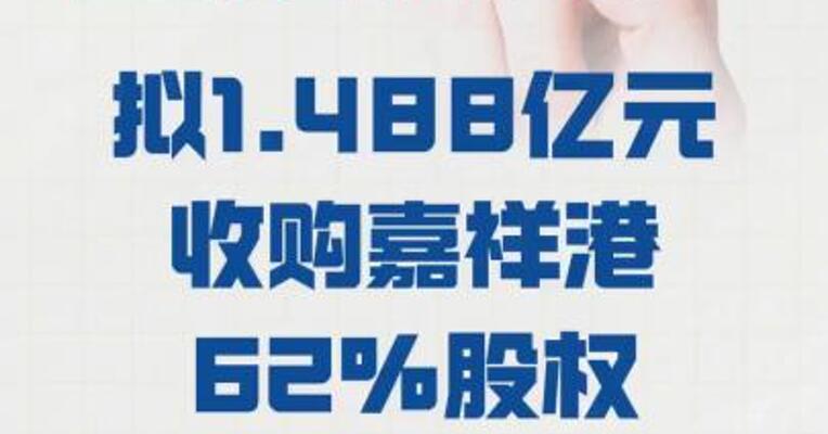 兰花科创：拟1.488亿元 收购嘉祥港62%股权