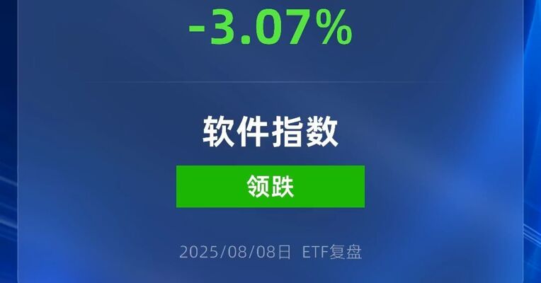 软件指数ETF跌超3%