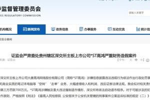 连续9年财务造假，虚增营收198亿元！这家A股公司将被强制退市，收到证监会1.6亿罚单