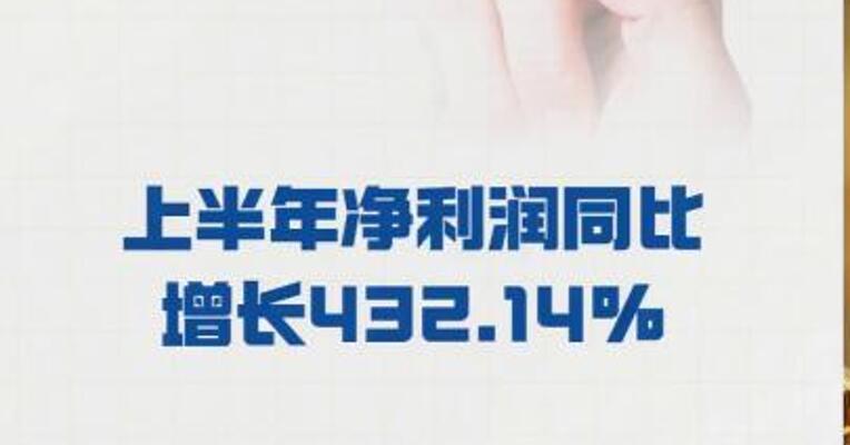 翔港科技： 上半年净利润同比增长 432.14%