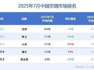 小米空调线上市占率超越格力，卢伟冰回应！此前称小米空调今年目标中国前三