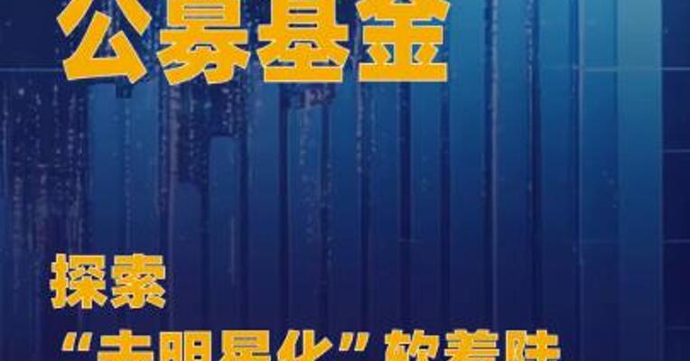 公募探索“去明星化”软着陆 “选基金就是选人”逻辑被颠覆