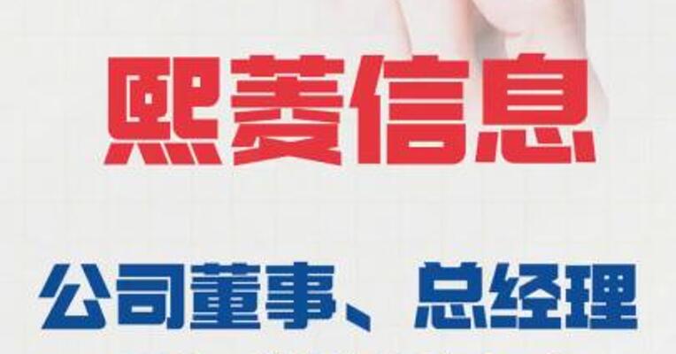熙菱信息： 公司董事、总经理岳亚梅被留置