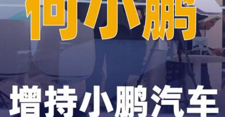 何小鹏增持小鹏汽车310万股 股份