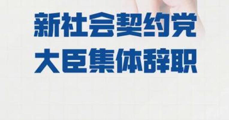 荷兰政府 新社会契约党大臣 集体辞职