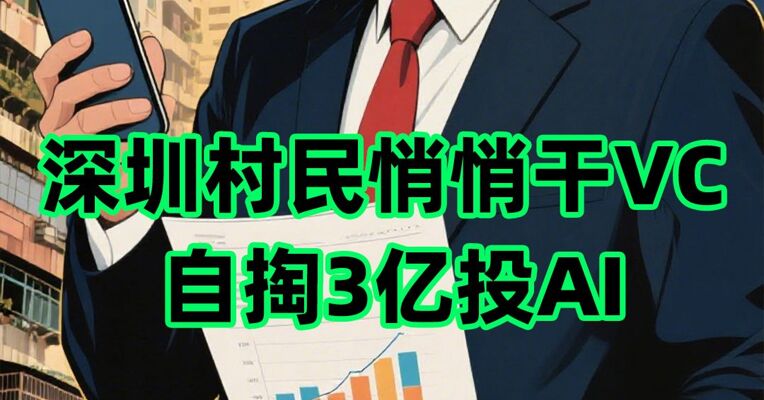 深圳“村民”再掏3亿设立VC基金