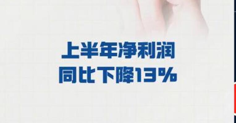 中国海油： 上半年净利润同比下降13%