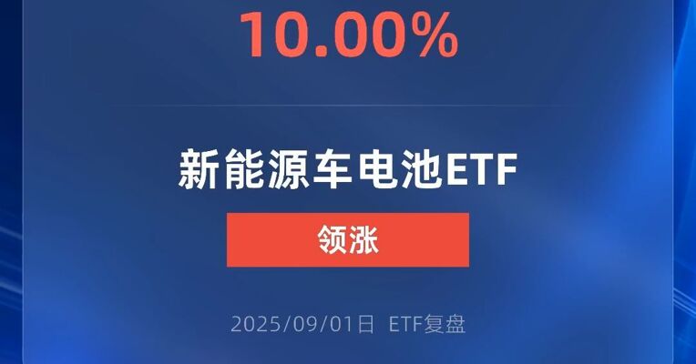 新能源车电池ETF涨停