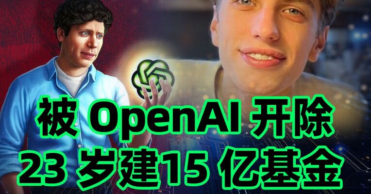 被 OpenAI 开除  23 岁小哥建15 亿基金  收益暴打华尔街