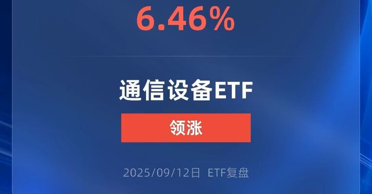 通信设备ETF涨超6%