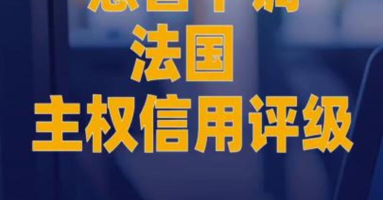 惠誉下调法国主权信用评级