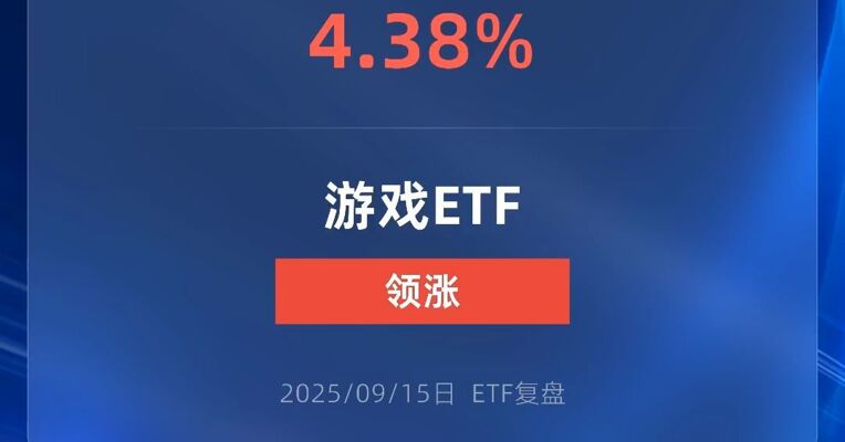 游戏ETF涨超4%