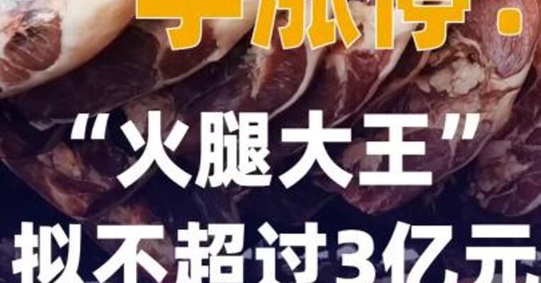 一字涨停 “火腿大王”拟 不超过3亿元跨界投资