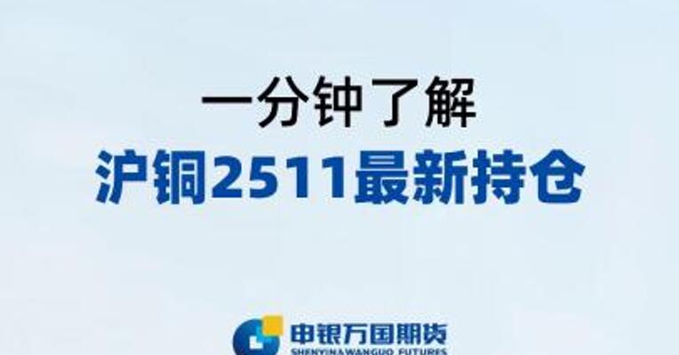 9月25日铜价收涨3.4%，一分钟了解沪铜2511最新持仓