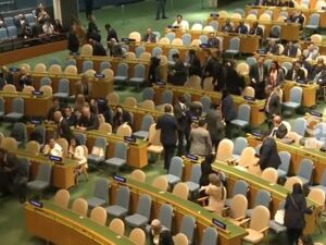 内塔尼亚胡在联合国大会演讲，多国代表离场！特朗普：不会允许以色列吞并约旦河西岸