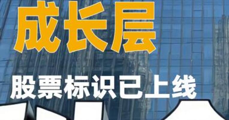 科创成长层股票标识已上线