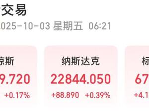 特斯拉市值一夜蒸发超5300亿元！黄金下跌！中国资产上涨！特朗普：若政府持续“停摆”，可能会裁员