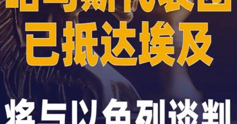 哈马斯代表团已抵达埃及 将与以色列谈判