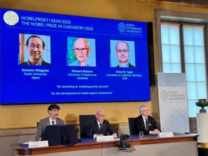 专题丨2025年诺贝尔化学奖揭晓，三位科学家获奖！将平分836万元奖金