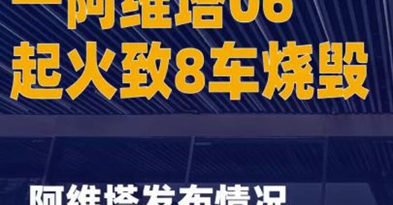 一阿维塔06起火致8车烧毁 ，阿维塔发情况说明