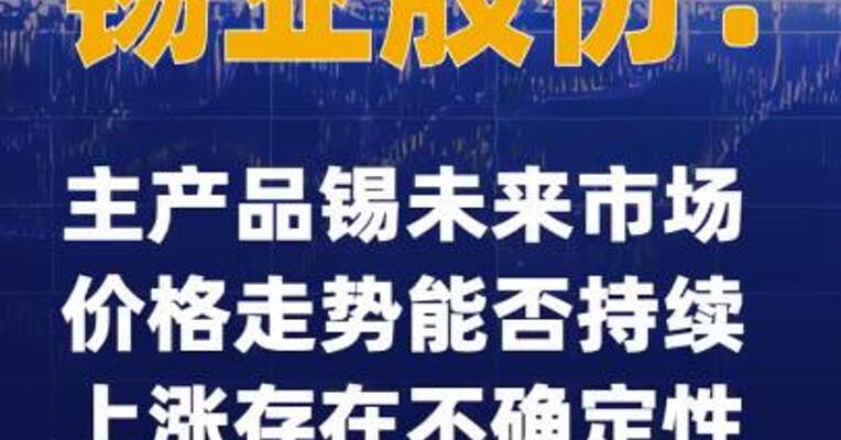 锡业股份：主产品锡未来市场价格走势能否持续上涨存在不确定性