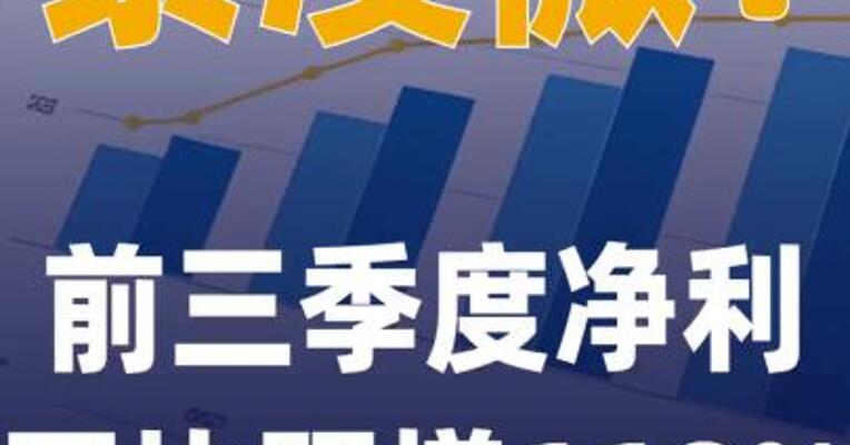 泰凌微：前三季度净利同比 预增118%