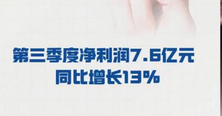海光信息： 第三季度净利润7.6亿元  同比增长13%
