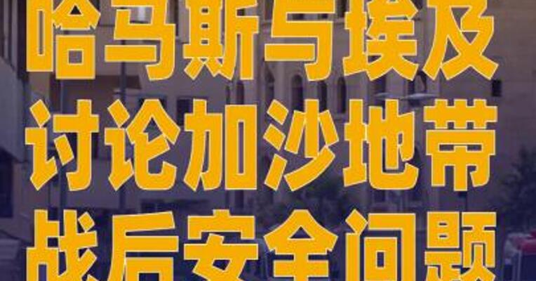 哈马斯与埃及讨论加沙地带 战后安全问题